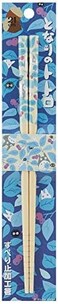My Neighbor Totoro: عصا تناول الطعام المصنوعة من الخيزران - قبضة مضادة للانزلاق لسهولة الاستخدام - تصميم ياباني أصلي - خفيفة الوزن ومتينة ومريحة (صواميل الشجرة)