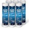 Ronaqua Sediment Water Filter Cartridge 10"x 2.5", Four Layers of Filtration, Removes Sand, Dirt, Silt, Rust, made from Polypropylene (6 Pack, 1 Micron)