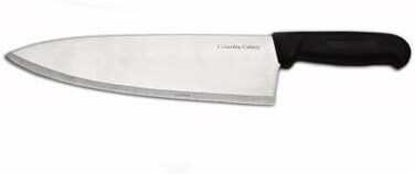 Food Service Knives 10" Columbia Cutlery Commercial Chef Knife Black Handle