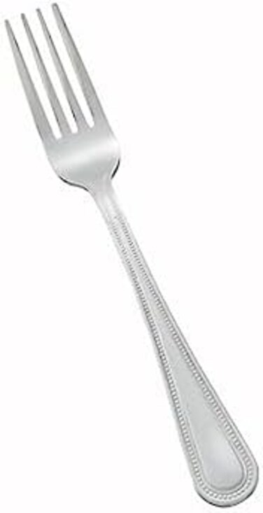 Winco 0005-05 12-Piece Dots Dinner Fork Set, 18-0 Stainless Steel