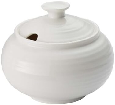 Portmeirion Sophie Conran for Covered Sugar, Porcelain, White, 5 x 5 x 11 cm, CPW76829-X