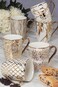 26540SET6 ماتريكس 16 اونصة، اكواب مطلية بالذهب، مجموعة من 6 قطع، 5 انش × 3.25 انش × 4.5 انش، متعددة الالوان