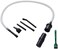 EZ SPARES 7 Pieces Micro Vacuum Attachment 7 Piece Keyboard Crevice Cleaning Tool Brush Kit
