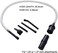 EZ SPARES 7 Pieces Micro Vacuum Attachment 7 Piece Keyboard Crevice Cleaning Tool Brush Kit