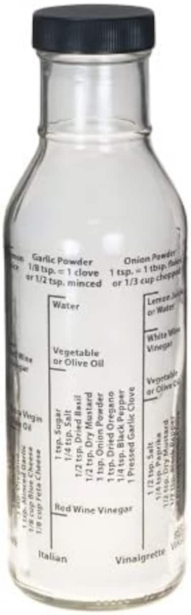 Kolder Eddingtons 13214 Salad Dressing Jar, Off-white, 13-Ounce