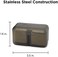 Rabbit Whiskey and Beverage Jumbo Chilling Stones Set, Chrome
