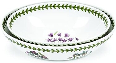 Portmeirion Botanic Garden Oval Nesting Bowls, Set of 2