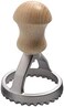Eppicotispai Aluminum Round Ravioli Stamp with Beechwood Handle, 3-Inch