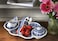 Portmeirion Home &amp; Gifts Cream jug, ceramic, Blue, White