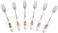 Portmeirion Home &amp; Gifts 6-Piece Pastry Fork, Porcelain, Multi-Colour, 1 x 1 x 15 cm