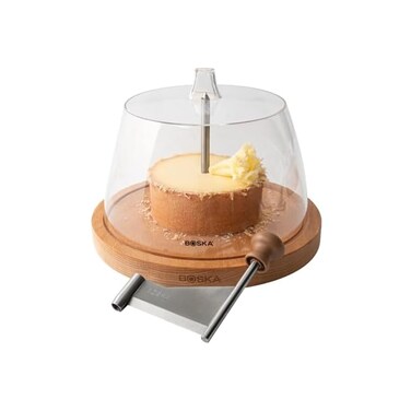 BOSKA Cheese Curler Amigo Stainless Steel - Best for Cheese Wheel or Chocolate - Multifunctional Rust-Proof Shredder - Manual Handheld Flaker