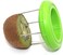 Zramo TH502 Green Kiwi Fruit Cut Digging Core Twister Slicer Kitchen Peeler Tool Cutter Device for Fruit Salad