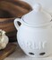Fox Run Garlic Storage, 5.25" Keeper, White