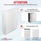 LifeSupplyUSA Filters Compatible with All Blueair 500/600 Series Air Cleaner Purifiers 501, 503, 505, 510, 550E, 555EB, 601, 603, 605, 650E (3-Pack)