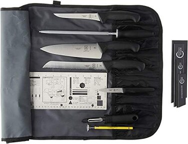 Mercer Culinary Partners in Education 13-Piece Millennia Culinary School Kit Black M4SET2