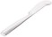 Alessi "Dressed" Butter Knives in 18/10 Stainless Steel Mirror Polished With Relief Decoration (Set of 6), Silver