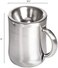 Franmara 5 Inch Brushed Stainless Personal Spittoon with Removable Top