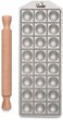 Marcato Ravioli Tablet 24 Ronde Agnolotti, Silver, 8382
