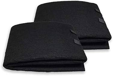 PUREBURG Carbon Filter,Cut-to-Fit Carbon Pad 16 x 48 inches for Charcoal Sheet fits Range Hoods Furnace Filters, Air Purifier,Food cycler filter. Kitchen Compost Bins,Removes Odor VOC, 2-Pack