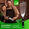 MIU France Fish Spatula Stainless Steel, Flexible, Polished Metal, Kitchen Slotted Turner [Upgraded Version]