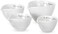 Portmeirion Home &amp; Gifts Measuring Cups, Porcelain, White, 10 x 11 x 7 cm