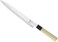Mercer Culinary Asian Collection Left Handed Yanagi Sashimi Knife with NSF Handle 10 Inch Left Handed Yanagi Sashimi Knife Brown M24010PLLH