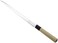 Mercer Culinary Asian Collection Left Handed Yanagi Sashimi Knife with NSF Handle 10 Inch Left Handed Yanagi Sashimi Knife Brown M24010PLLH