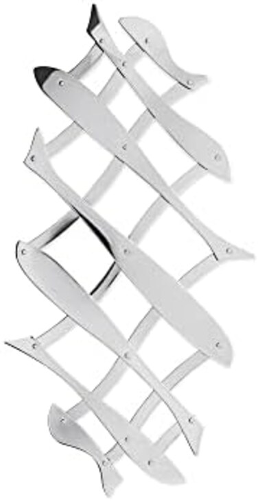 Alessi "Pescher" Extensible Trivet in 18/10 Stainless Steel Mirror Polished, Silver
