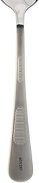Mercer Culinary 18-8 Stainless Steel Plating Spoon with Slotted Bowl, 7-7/8-Inch, Silver, 7 7/8