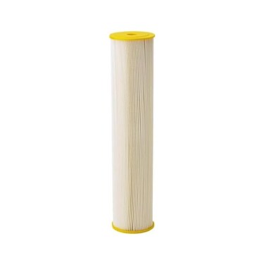 Pentek 255496-43 ECP50-20BB Pleated Cellulose Polyester Filter Cartridge, 20" x 4-1/2", 50 Microns