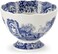 Portmeirion Home &amp; Gifts Footed Dish, Blue &amp; White