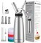 Otis Classic Whipped Cream Dispenser Stainless Steel - Professional Cream Whipper - 500ml Large - Gourmet Set