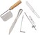 Fox Run Garnishing Set, 1 x 7 x 12.75 inches, Metallic