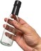 nicebottles Hot Sauce Bottles with Black Caps &amp; Shrink Bands, 5 Oz - Case of 12