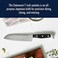 HENCKELS Statement Razor-Sharp 7-inch Hollow Edge Santoku Knife, German Engineered Informed by 100+ Years of Mastery