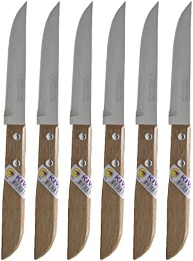 KIWI Thai Kitchen Steak Knives Stainless Steel Knives 501 6 Pcs per Set