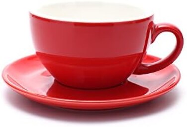 فنجان مع صحن من كوفي زون بـ 3 احجام لمختلف انواع المشروبات, 5 oz