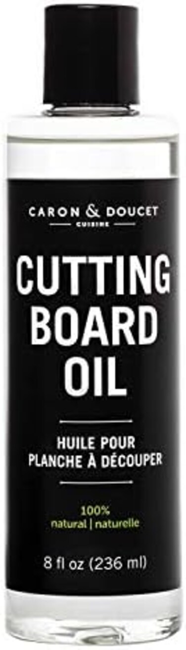 Caron &amp; Doucet - Cutting Board &amp; Butcher Block Conditioning &amp; Finishing Oil   100% Coconut Derived &amp; Vegan, Best for Wood &amp; Bamboo Conditioning &amp; Sealing   Does NOT Contain Mineral Oil!