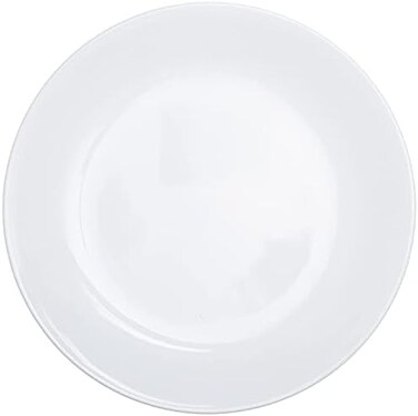 كوريل طبق غداء شتوي ابيض فروست من ليفينج وير، المقاس: 8-1/2 انش، مجموعة من 6 اطباق