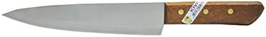 KIWI Knife Kitchen Cut Sharp Blade Cookware Stainless Steel Size (8 Inches) No.288,Brown