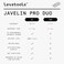 Lavatools Javelin PRO Duo Ultra-Fast 1-Second Professional Digital Instant Read Meat Thermometer for Grill and Cooking, Auto-Rotating Backlit Display, IP65 Water Resistant, NSF Certified &ndash; Maize