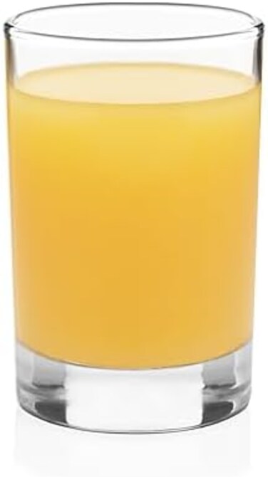 ليبي اكواب عصير الفاكهة، مجموعة اكواب شرب بقاعدة ثقيلة مكونة من 8 قطع، اكواب عصير الافطار، اكواب شرب شفافة للاستخدام اليومي للمشروبات الباردة