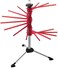 Marcato Pasta Drying Rack, 18.5 x 2.75-Inches, Red