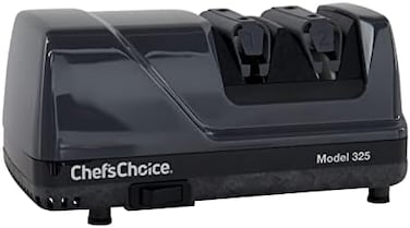 Chef's Choice 325 Professional Diamond Hone Sharp-N-Hone Electric Kitchen Knife Sharpener NSF Certified, 2-Stage, Gray