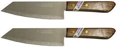 KIWI Stainless Steel Brand Set of 2 Deba Style Flexible Knives - 171