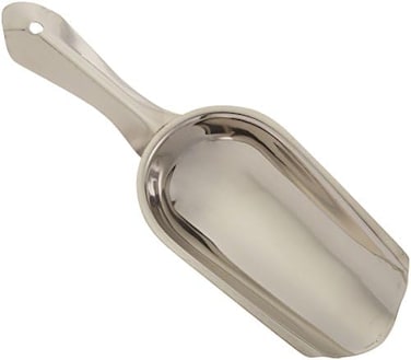 Winco Stainless Steel 4 Ounce Ice Scoop, Medium