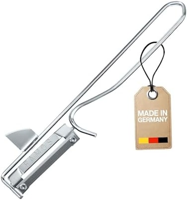 Westmark Universal-Sparsch&auml;ler mit gesch&auml;rftem Ausstecher, 15,5 x 3,5 cm, Edelstahlklinge, Famos, Metall/Verchromt, 106122E1