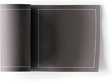 ماي دراب مناديل كوكتيل من القطن - 11 × 11 سم - 50 وحدة لكل لفة - رصاصي
