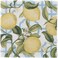 Caspari Entertaining with Seville Cocktail Napkins, Ivory, Box of 40