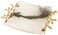 Elegance Golden Vine Hammered Square Tray, 8", Gold/Silver, 8